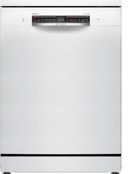 Bosch, SMS4EMW06G, Freestanding Dishwasher, White