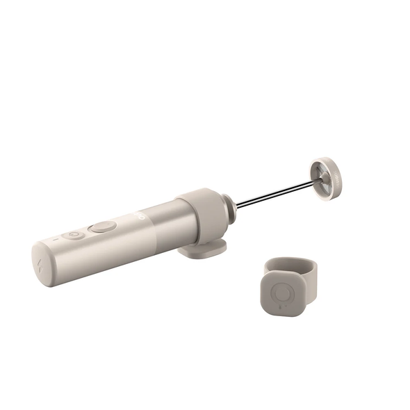 OutIn, OTMF-LG-01-SS, LattoGo Handheld Milk Frother, Silver