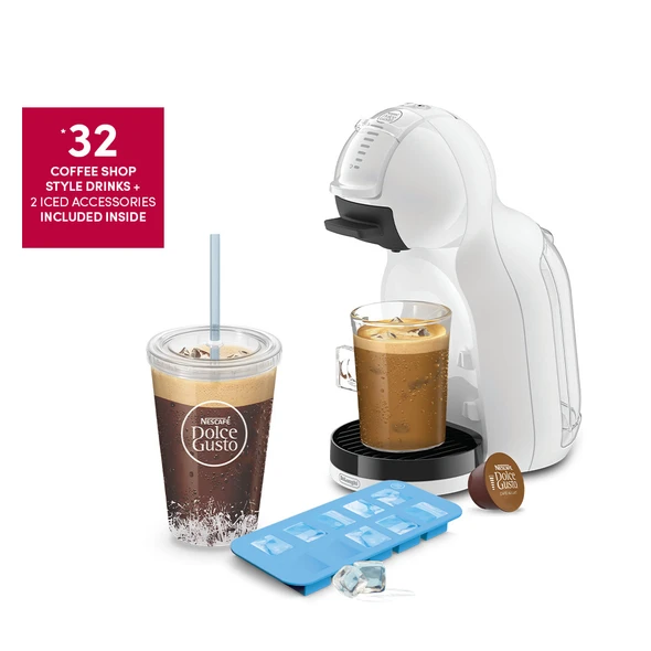 De'Longhi, EDG335.W+2CAPS, Mini Me 2 Iced Creations Bundle, White