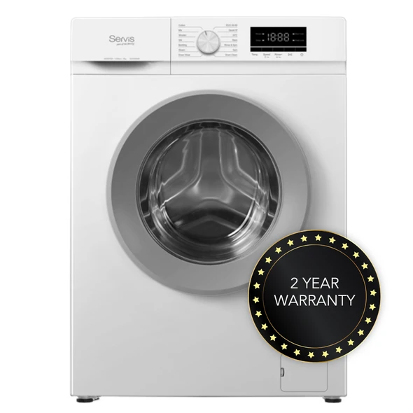 Servis, S35128KWA, 8kg 1200 Spin Washing Machine, White