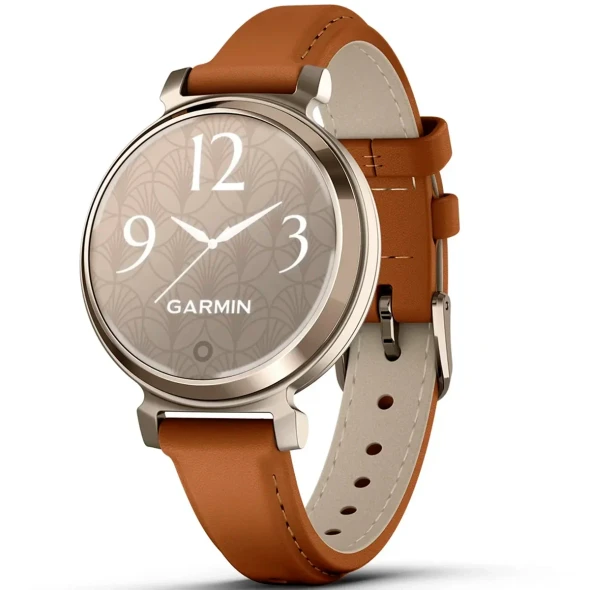 Garmin, 010-02839-02, Lily 2 Classic Sport Smartwatch, Cream Gold
