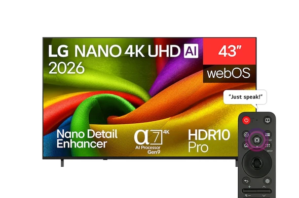 LG 43" NU85 LED 4K Smart TV