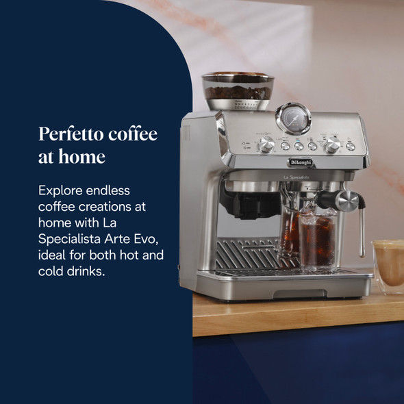 De'Longhi, EC9255.MEX2, La Specialista Arte Evo Bean-to Cup Coffee Machine, Silver