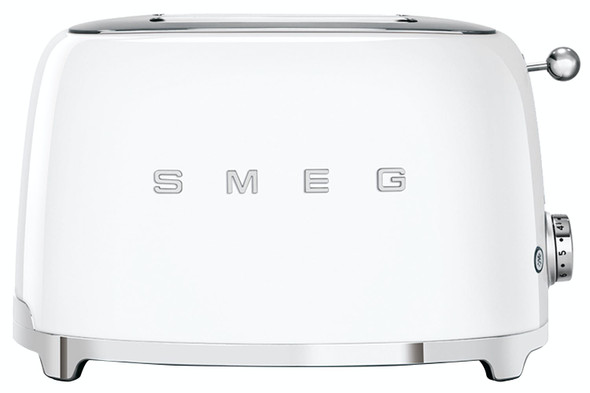 Smeg, Tsf01whuk, 2 Slice White Toaster, White