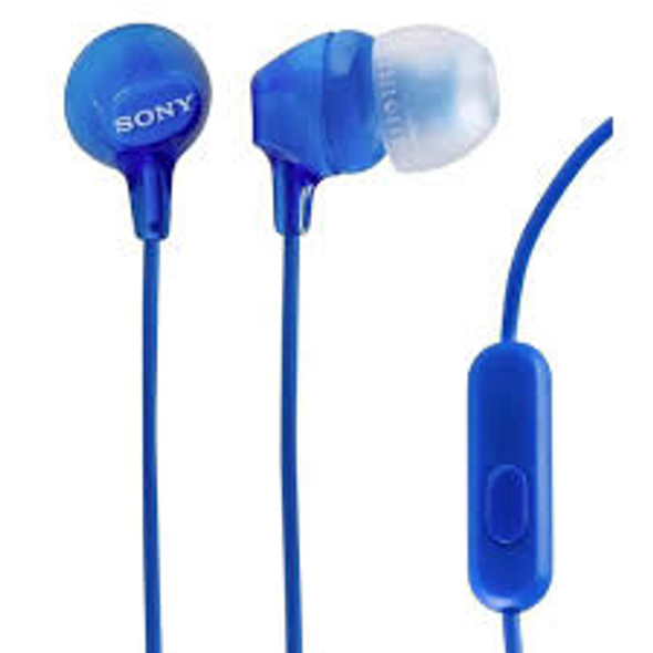 Sony, Mdrex15aplice7, In Ear Smartphone Earphones, Blue Sony, Mdrex15aplice7, In Ear Smartphone Earphones, Blue