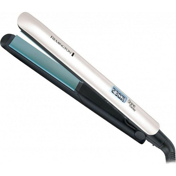 Remington, S8500, Shine Therapy Straightner Infused With Moroccan Argan Oil, White