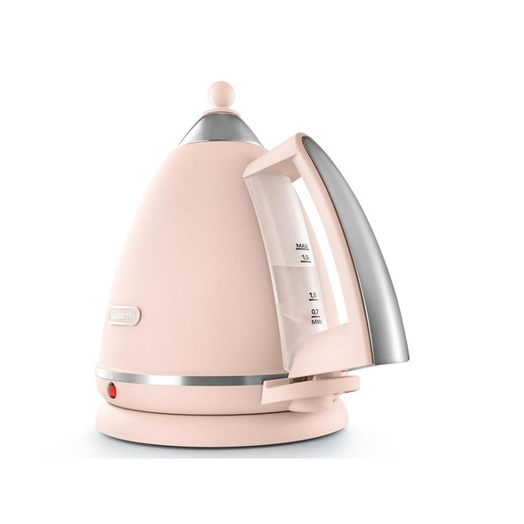 De'Longhi, KBX3016PK, Argento Flora Kettle, Pink De'Longhi, KBX3016PK, Argento Flora Kettle, Pink