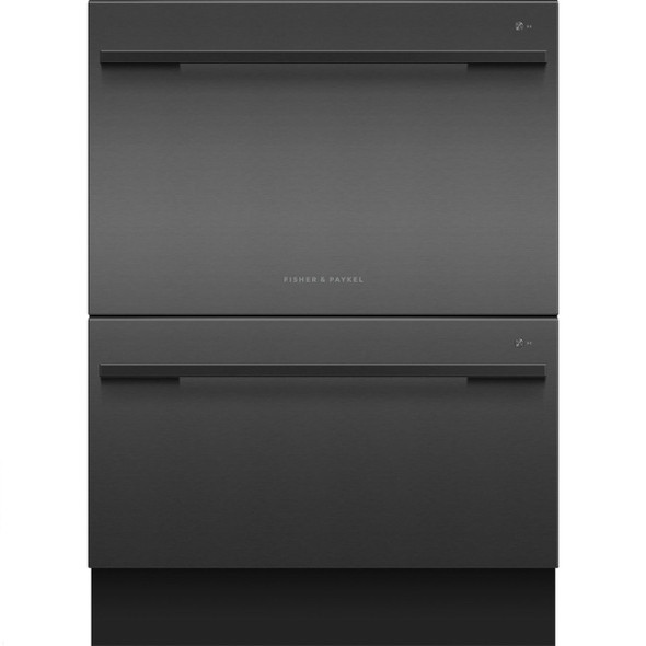 Fisher & Paykel, DD60DDFHB9, Integrated  Double Dishwasher, Black