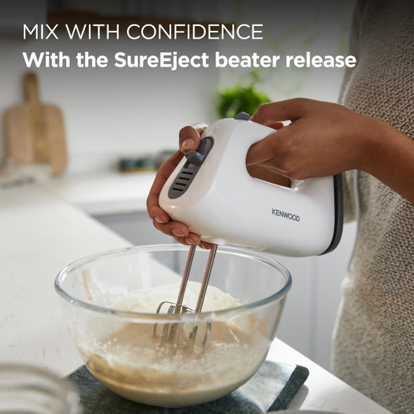 KENWOOD, HMP10.00WH, QuickMix Lite Hand Mixer 300W, White