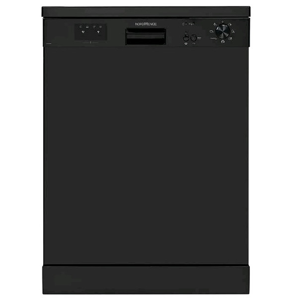 Nordmende, DW67BL, 60cm Freestanding Dishwasher, Black