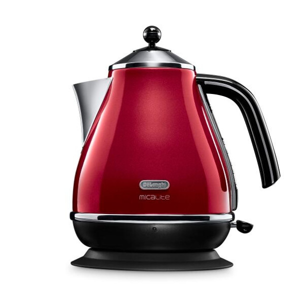 De'Longhi, KBOM3001.R, Icona Micalite Kettle, Red