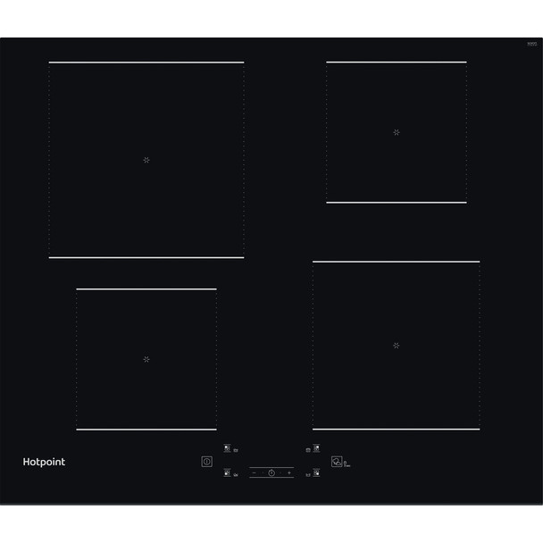 Hotpoint, TQ4160SBF, 60cm Induction Hob, Black