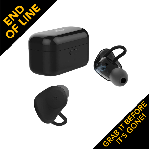 iStar, PI00719, True Wireless Bluetooth Noise Cancelling Headphones, Black