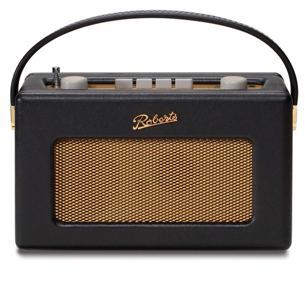 Roberts, R260/BK, Retro 1950s Replica Portable FM & AM Radio, Black