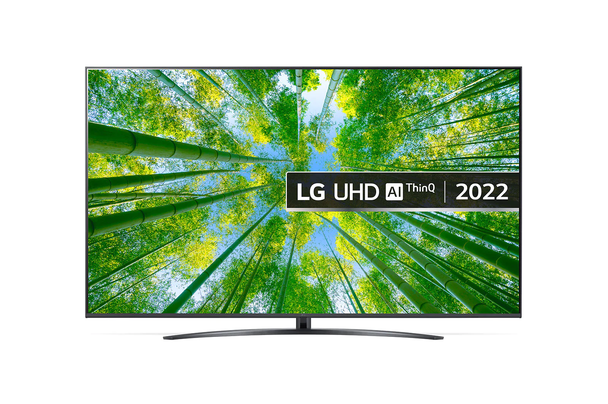 LG 75 Inch 4K Smart TV, Black