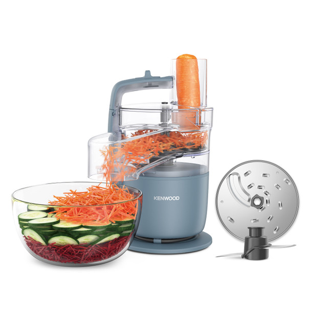 Kenwood, FDP22.130GY, MultiPro Go Food Processor 650W - Storm Blue