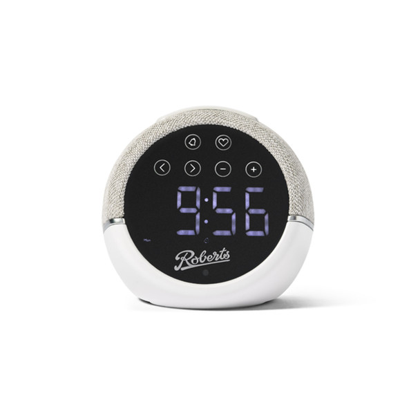 ROBERTS, ZENWH, Zen White FM Clock Radio, WHITE