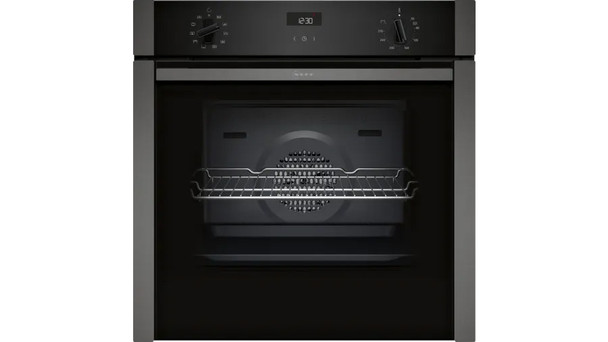 Neff, B3ACE4HG0B, 71L Single Oven, Grey