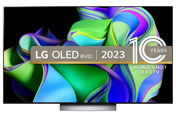 LG, OLED48C34LA, 48" 4K C3 OLED evo Smart TV, Black