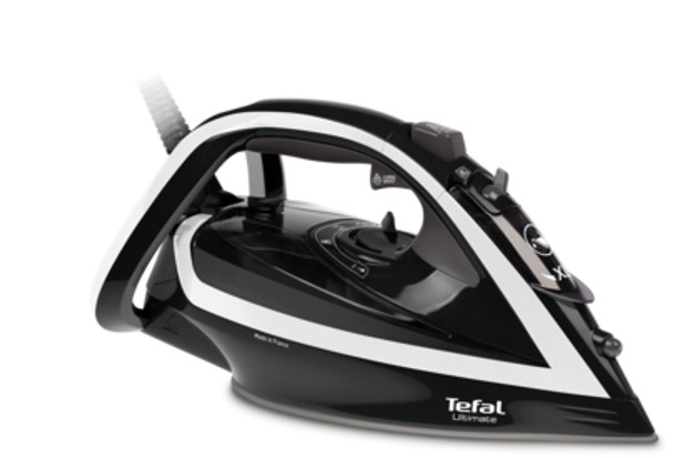 Tefal, FV5675G0, Ultimate Turbo Pro Steam Iron, Black