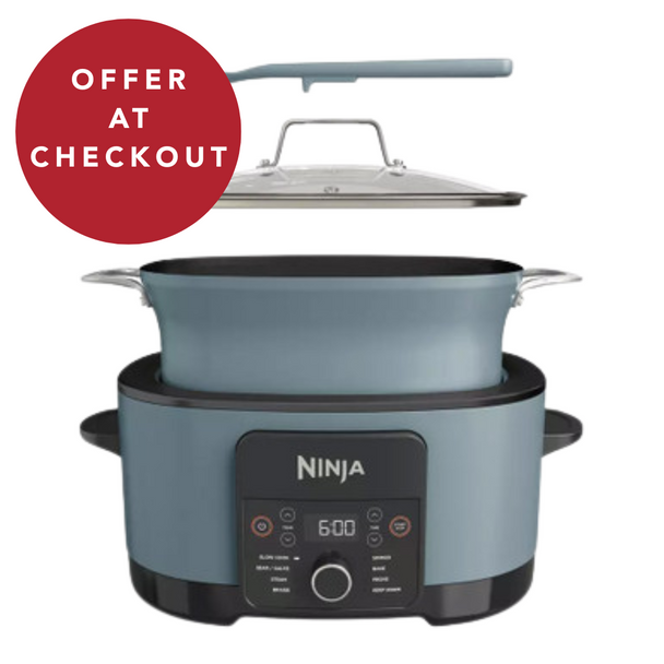 Ninja, MC1001UK, Foodi 8 in 1 Slow Cooker, Grey