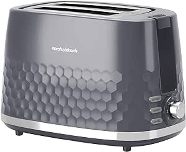 Morphy Richards, 220033, Hive 2 slice toaster, Grey