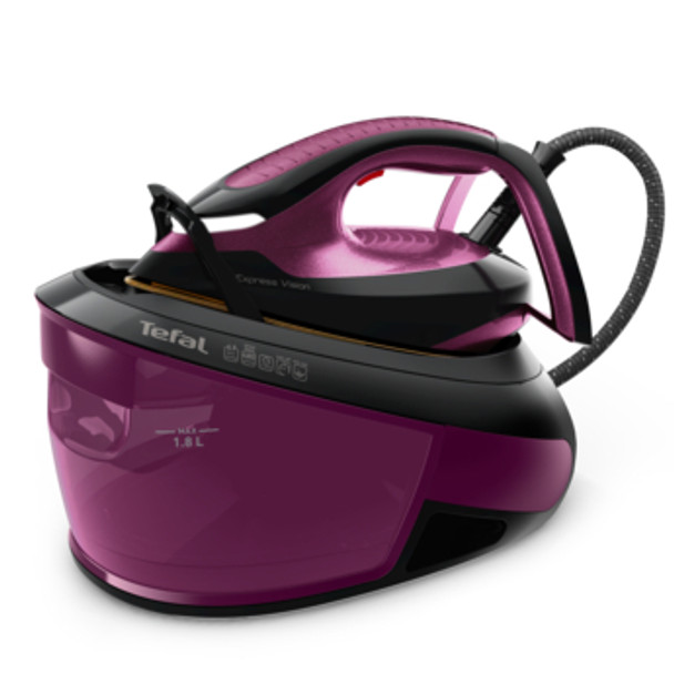 Tefal, SV8154G0, Express Vision Steam Gen iron black, Purple