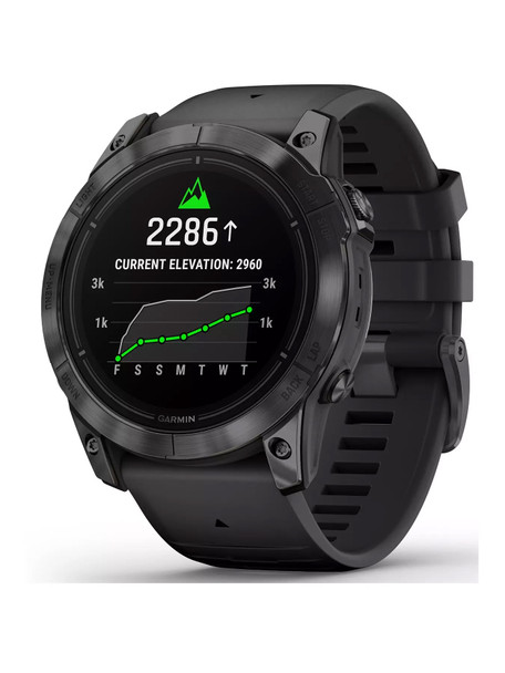 Garmin, 010-02804-21, epix Pro 51mm Slate, Grey Black Silicone
