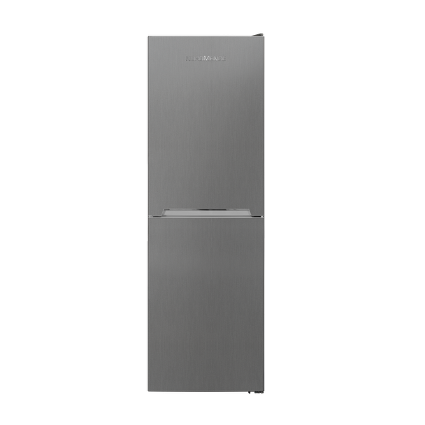 NordMende, RFF317NFIXL, 54cm Freestanding 166cm No Frost Fridge Freezer, Stainless Steel Look
