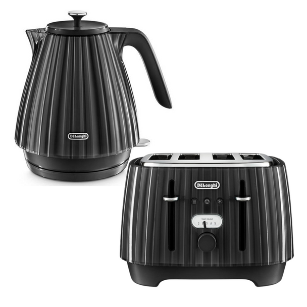 De'Longhi, KBD3001CTD4003B, Ballerina Set 4 Slice, Black