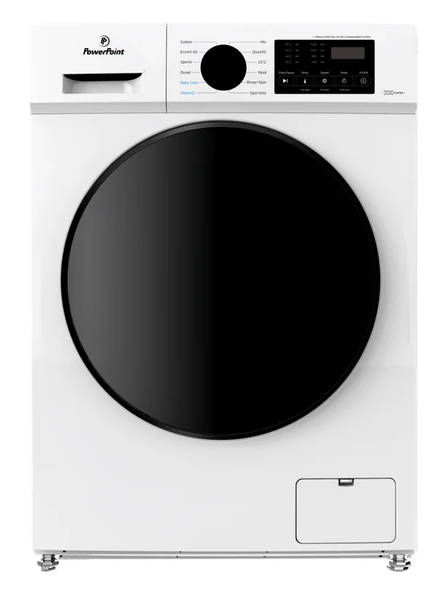 Powerpoint, P351410SKW-A, 10KG 1400RPM A Rated Washing Machine, White