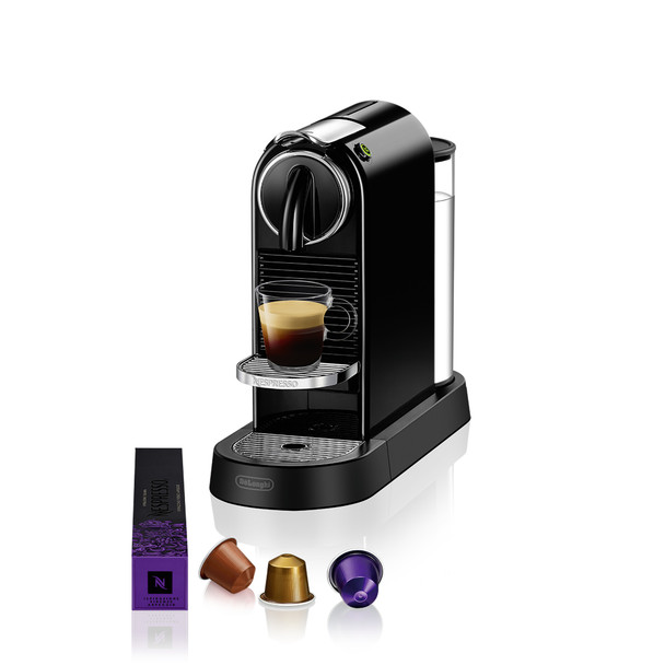 Nespresso Citiz Coffee Machine by De'Longhi, EN167.B, Black