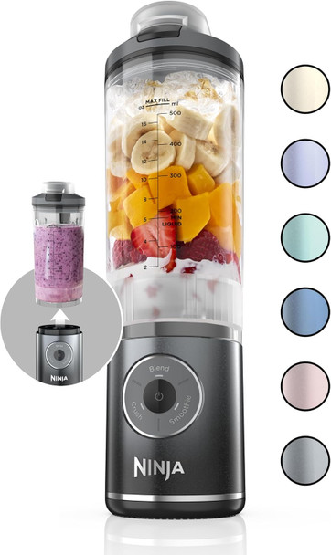 Ninja, BC251UKGY, Blast Max Portable Blender, Grey