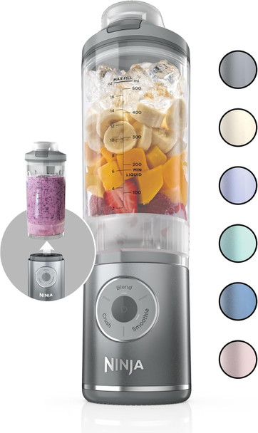 Ninja, BC251UKSL, Blast Max Portable Blender, Silver