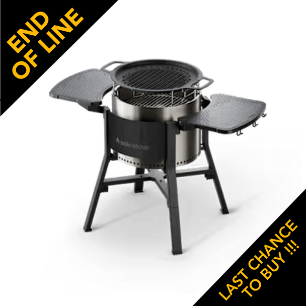 Solo Stove, COOKOUTBUN, Fire Pit Adjustable Stand for 2 Heights with Grill, Multi