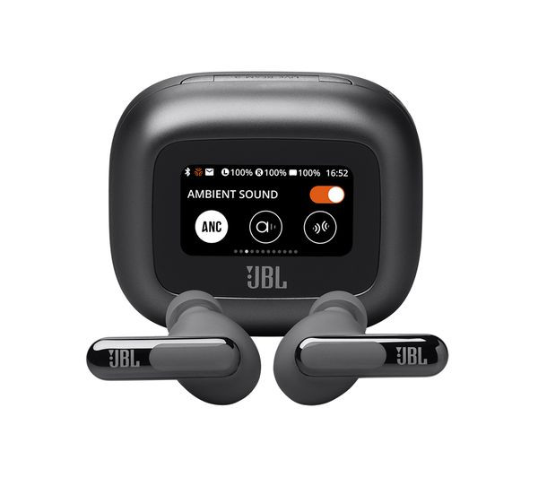 JBL, JBLLIVEBEAM3BLK, Beam 3 Wireless Noise Cancelling Earbuds Charging Case, Black