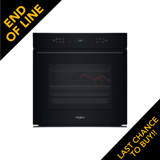 Whirlpool, WOI78FPT1SBA, 73L Built-in Electric Single Oven, Black