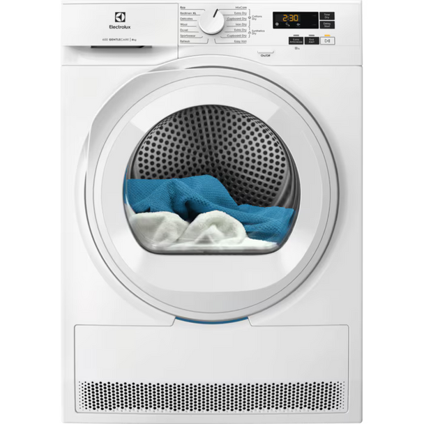 Electrolux, EDHI618WD, 8kg Heat Pump Tumble Dryer, White