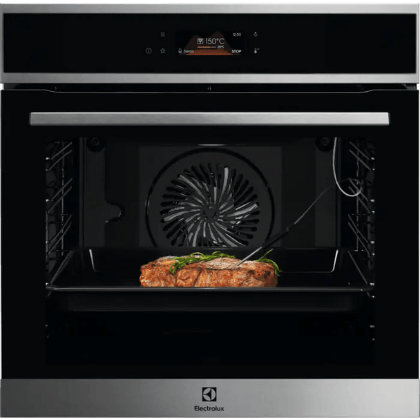 Electrolux, EOE8P09X, 71L Pyrolytic Multifunction Oven, Black