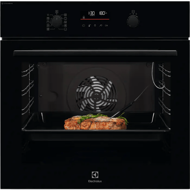 Electrolux, EOD6C46K2, 72L Electric Multifunction Oven with 8 Functions, Black