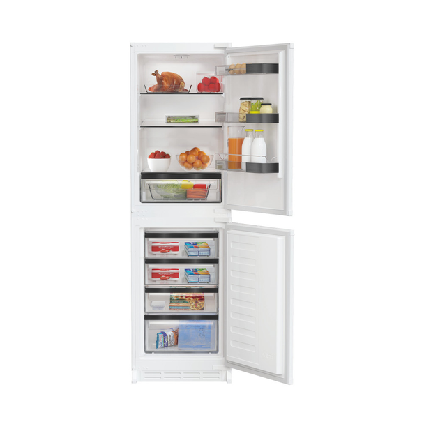 Whirlpool, WHKS1262B4UK, 265L 50/50 Split Built In Fridge Freezer, White