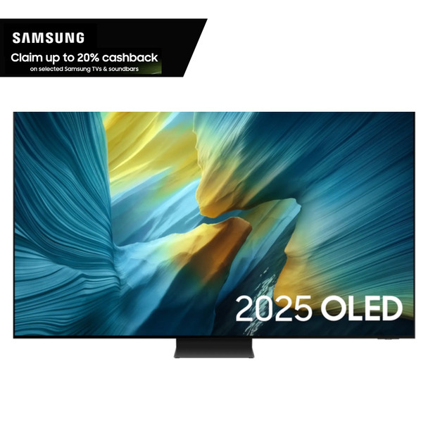 Samsung, QE55S95FATXXU, 55" OLED S95F 4K Vision AI Smart TV, Black