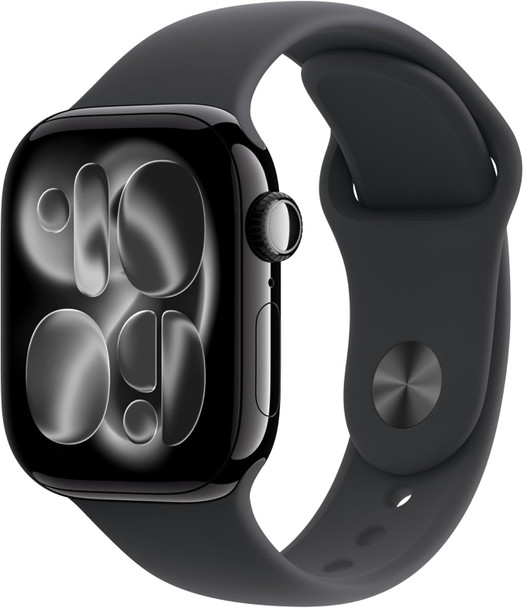 Apple, MEQT4MP/A, Watch 11 42mm Aluminium Jet Black S/M, Black