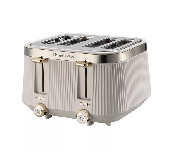 Russell Hobbs, 26771, Bronte 4 Slice Toaster, Stone