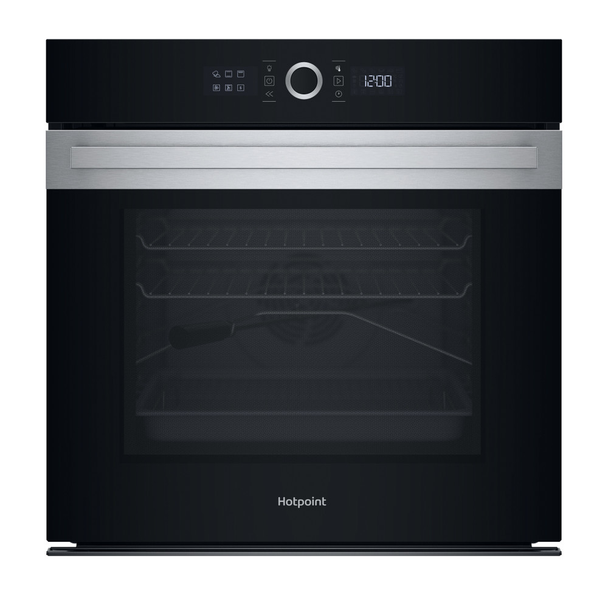 Hotpoint, HOI5S8PM0XUK, Pyrolytic and Hydrolytic Cleaning Built-In Oven, Inox