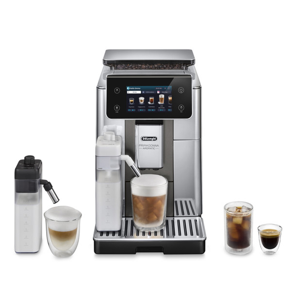De'Longhi, ECAM630.75.TSM, Primadonna Aromatic, Silver