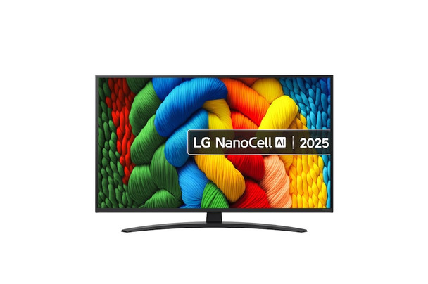 LG, 43NANO81A6A, Nano 43" 4K TV, Black