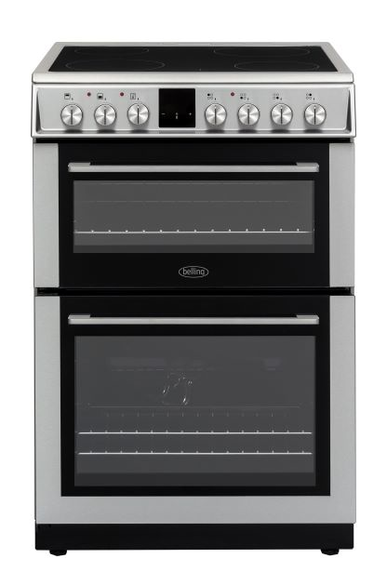 Belling, BFSE62MFIX, 60cm Slot in Electric Cooker, Silver