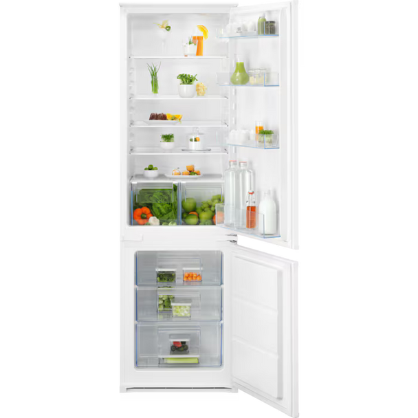 Electrolux, LNS5LE18S, 271L Low Frost Built-In Fridge Freezer, Multi