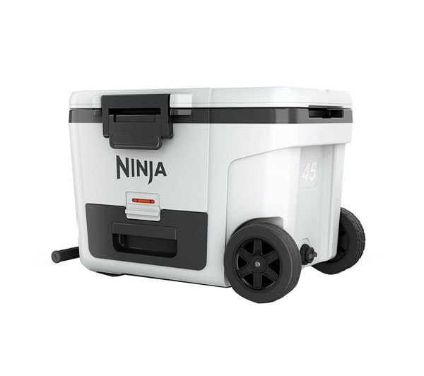 Ninja, FB245UKWH, FrostVault 45QT/42L Wheeled Cooler with Dry Zone, Cloud White